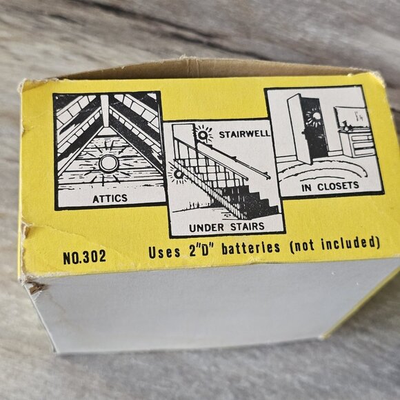 2 70s Battery Operated Wireless Closet Lights Pull Cord‎ Retro Plastic 5 Inches - Picture 3 of 11